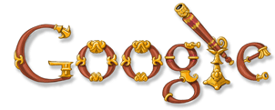 Logotipo do Google para a Comemoração dos 400 Anos da Invenção do Telescópio de Galileu